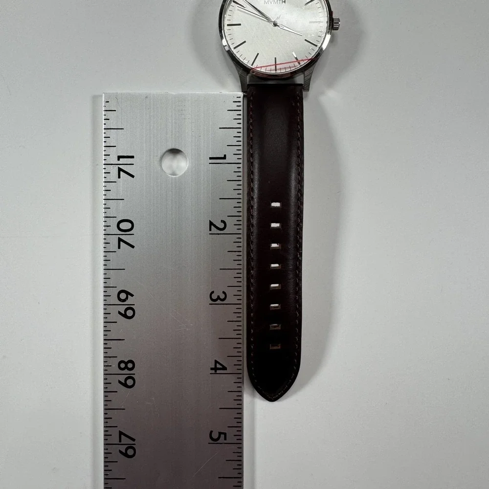 MVMT MT01-SBR Watch Quick Release‎ Brown Leather Straps 316L Stainless Steel